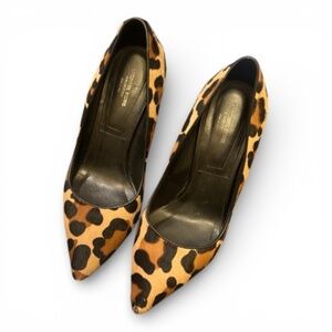 MICHAEL KORS COLLECTION Keke Leopard Print Calf Hair Pump